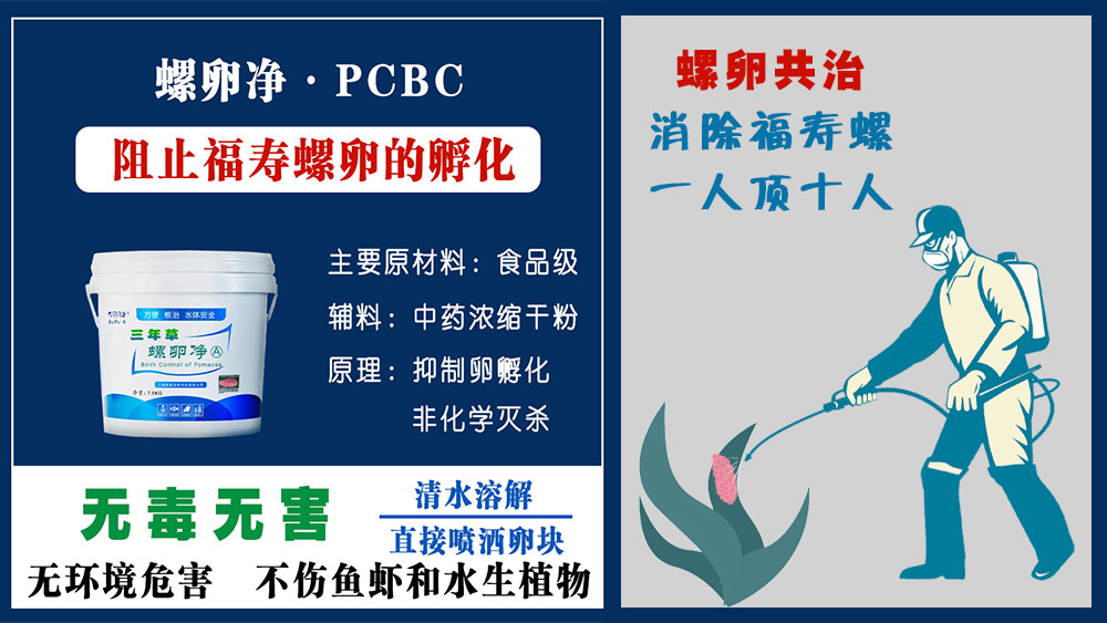 PCBC螺卵净，螺卵共治
